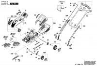 Bosch 3 600 HA6 100 Arm 33 Lawnmower 230 V / Eu Spare Parts